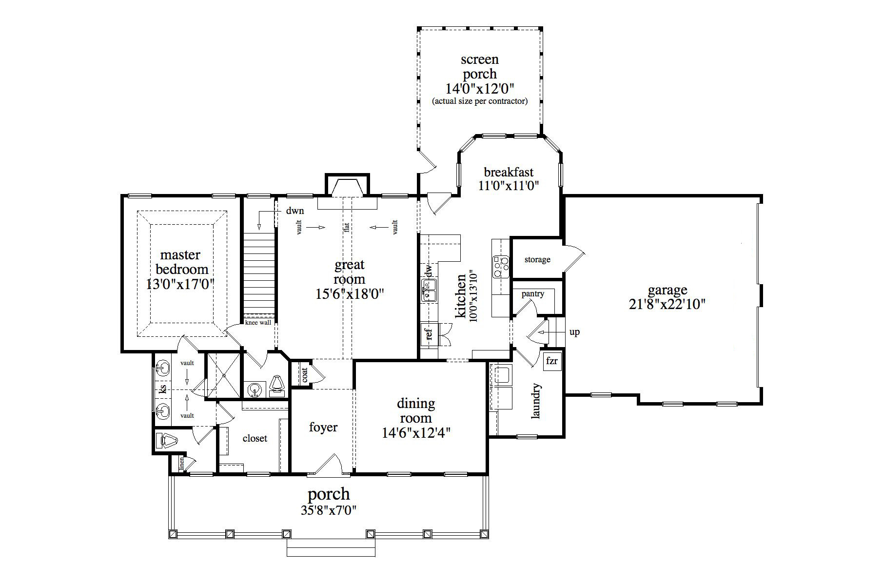 Floor Plan Main Level