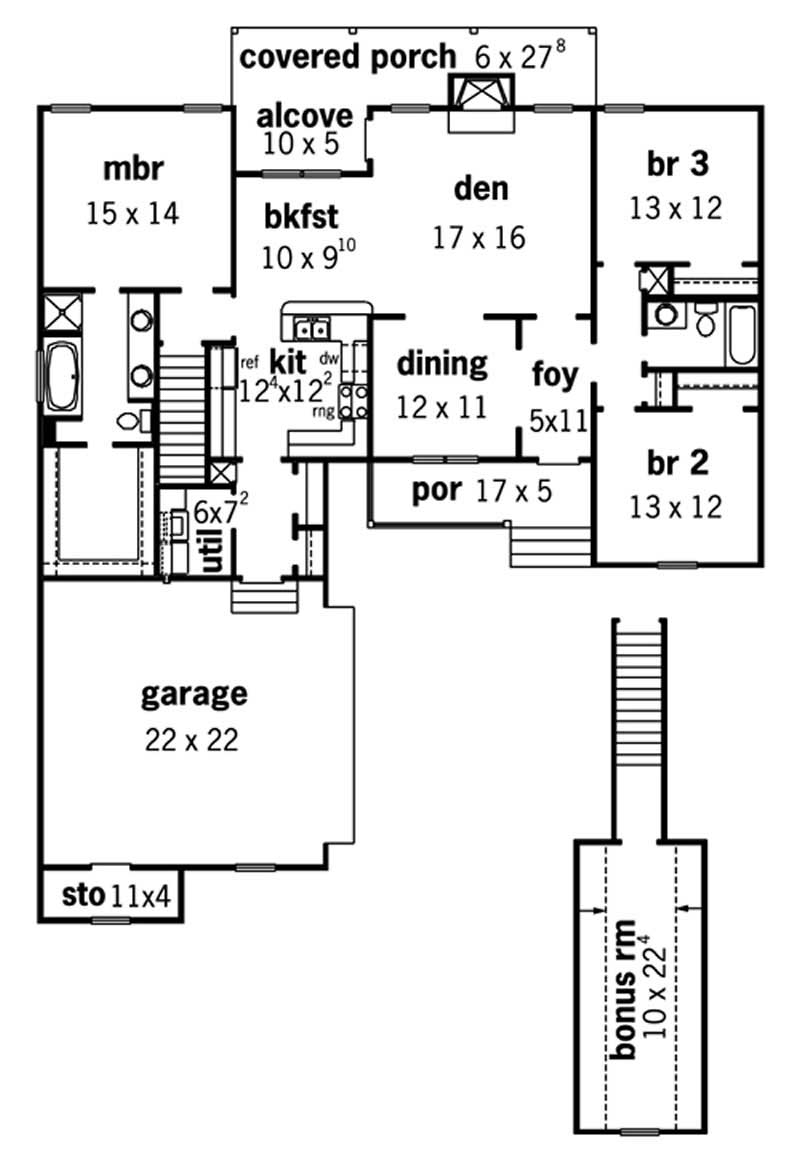 Floor Plan First Story