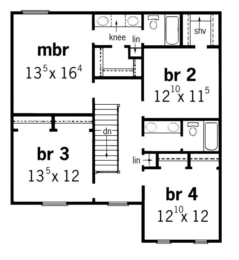 upper floor plan