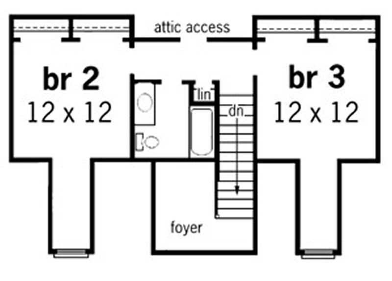 Upper Level Floor Plan