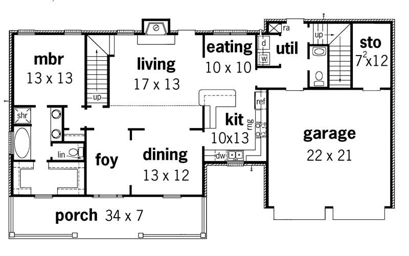 Floor Plan First Story