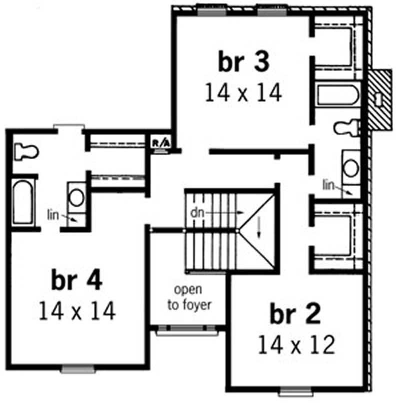 SECOND LEVEL FLOOR PLAN