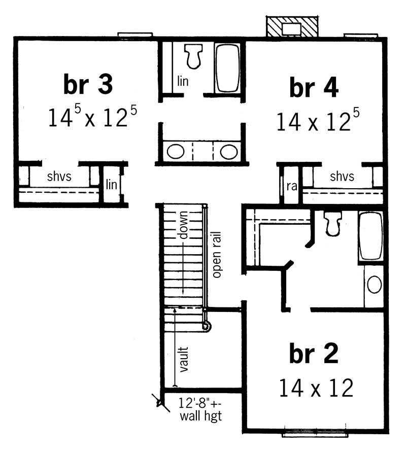 upper floor plan