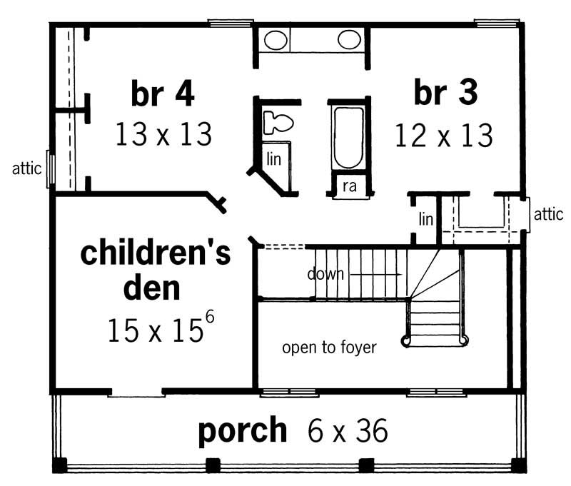 Upper Floor Plan