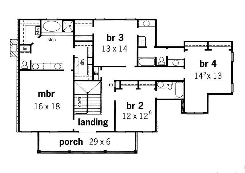 Upper Level Floor Plan