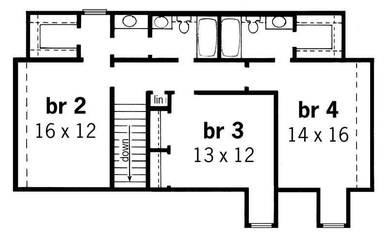 upper floor plan