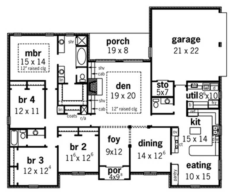 HOME FLOOR PLAN ELEVATION