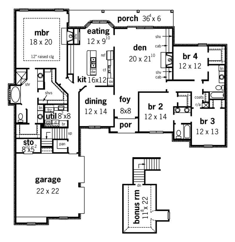 Floor Plan Main Level