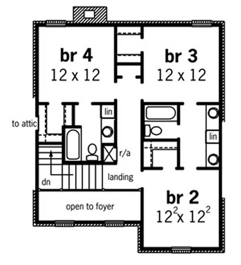 SECOND LEVEL FLOOR PLAN