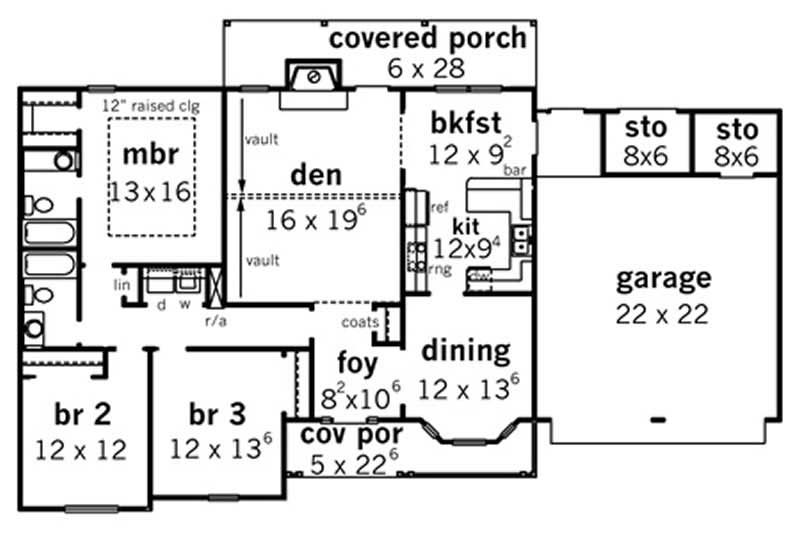 MAIN HOME FLOOR PLAN