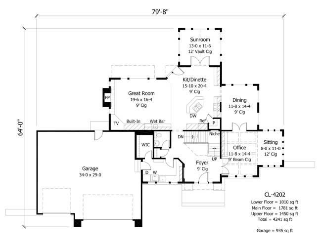 Floor Plan First Story