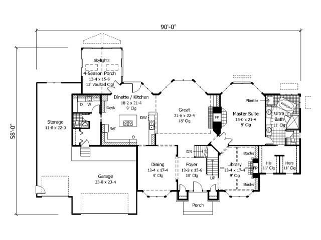 Floor Plan First Story