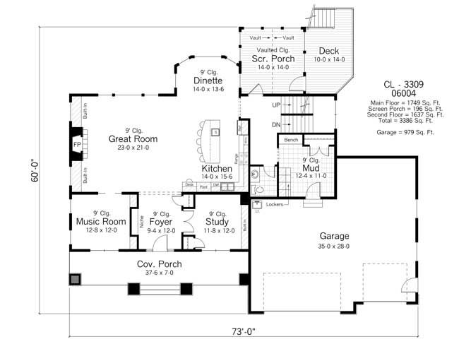 Floor Plan First Story
