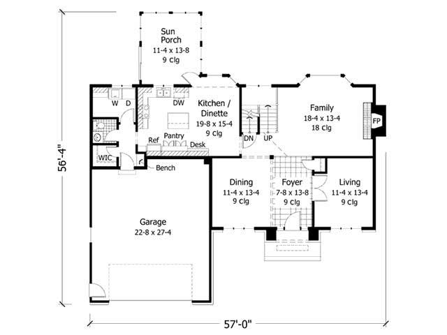 Floor Plan First Story