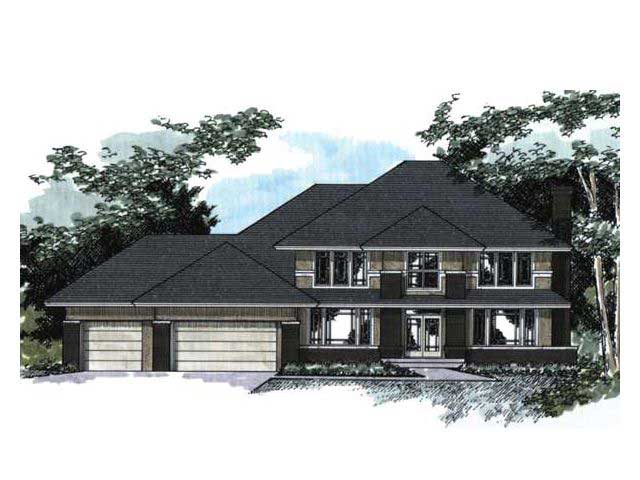 4-Bedroom, 3432 Sq Ft Cape Cod Home Plan - 165-1018 - Main Exterior