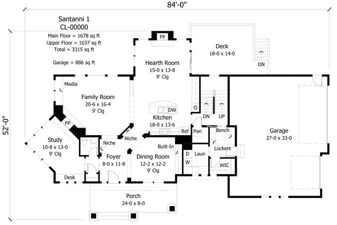 Floor Plan First Story