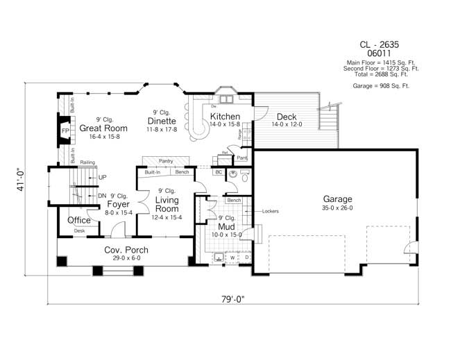 Floor Plan First Story