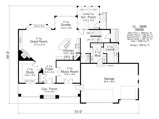 Floor Plan First Story