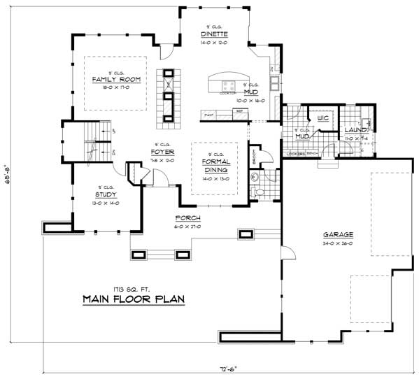 Floor Plan First Story
