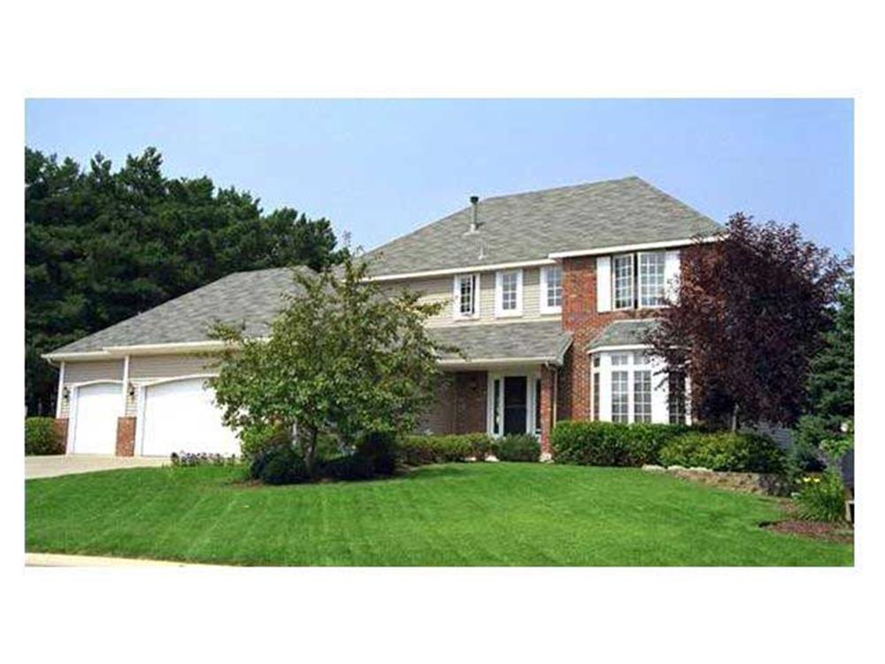 4-Bedroom, 3535 Sq Ft Cape Cod Home Plan - 165-1040 - Main Exterior