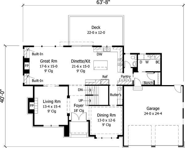 Floor Plan First Story