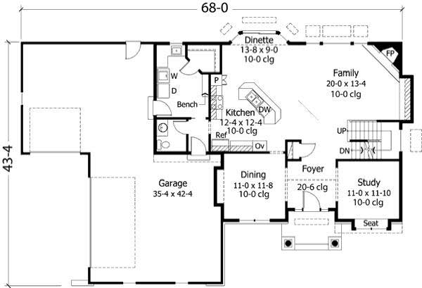 Floor Plan First Story