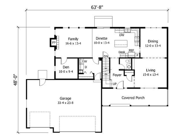 Floor Plan First Story
