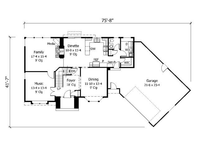 Floor Plan First Story