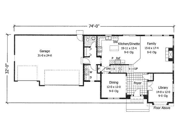 Floor Plan First Story