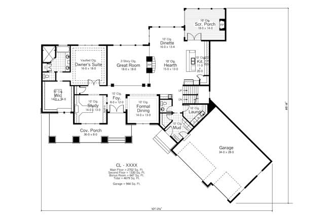 Floor Plan First Story