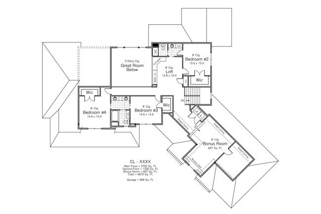 Floor Plan Second Story