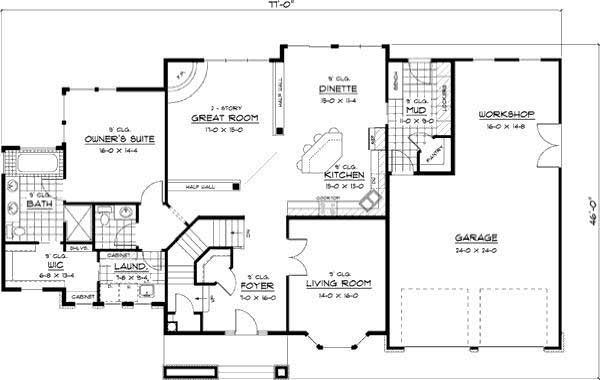 Floor Plan First Story