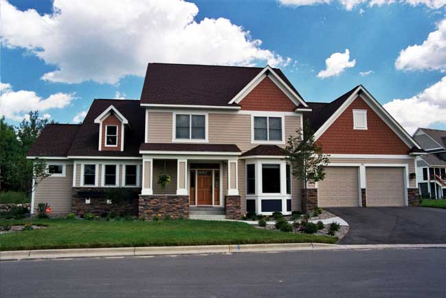 3-Bedroom, 3103 Sq Ft Colonial Home Plan - 165-1073 - Main Exterior