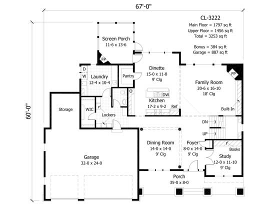Floor Plan First Story