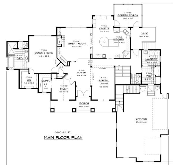 Floor Plan First Story