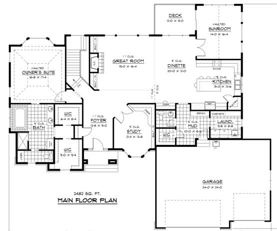 Floor Plan First Story