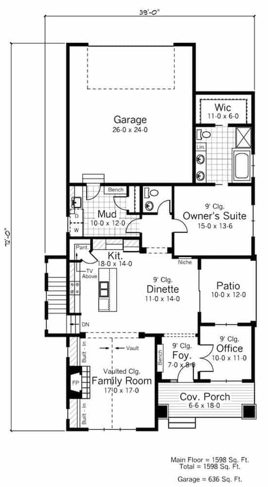 Floor Plan Main Level