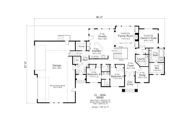 Floor Plan First Story