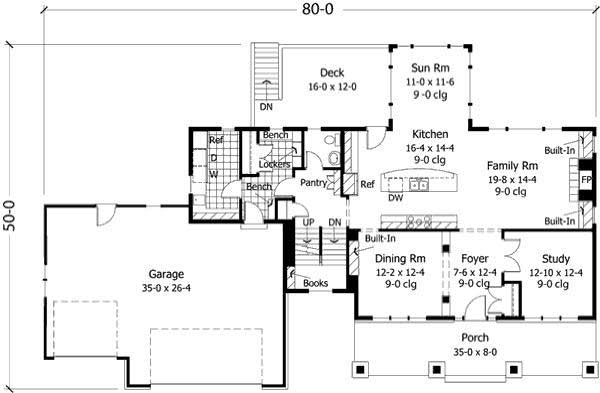 Floor Plan First Story
