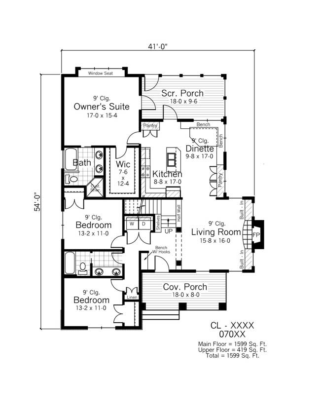 Floor Plan First Story