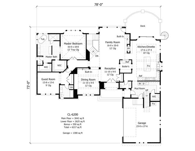 Floor Plan First Story