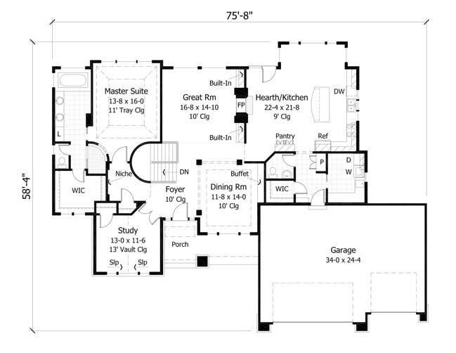 Floor Plan First Story