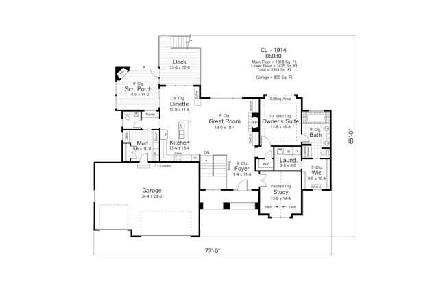Floor Plan First Story