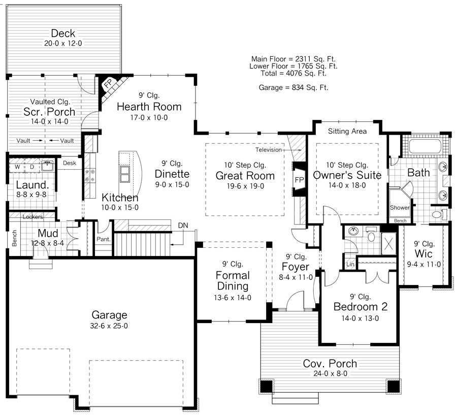 Floor Plan Main Level