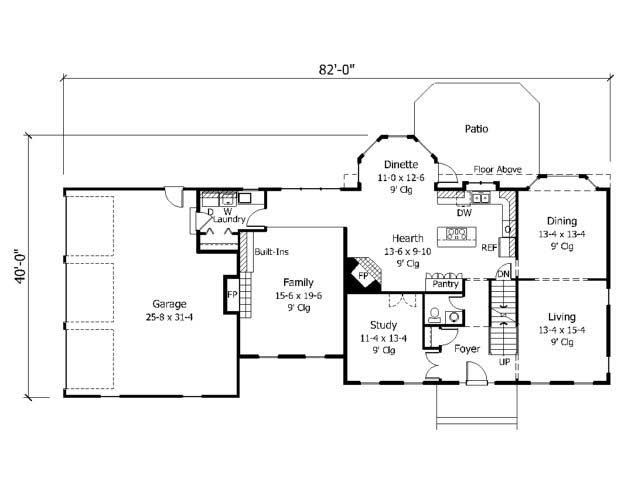 Floor Plan First Story
