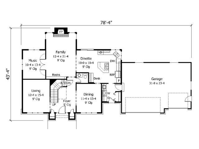 Floor Plan First Story