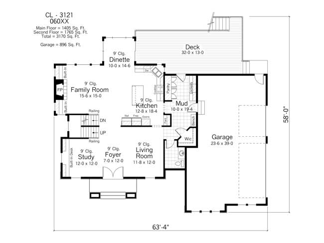 Floor Plan First Story