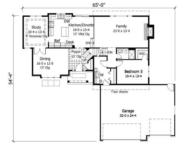 Floor Plan First Story
