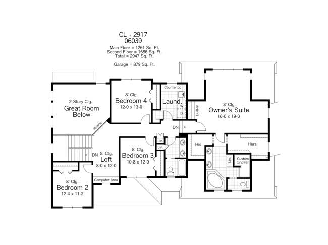 Floor Plan Second Story