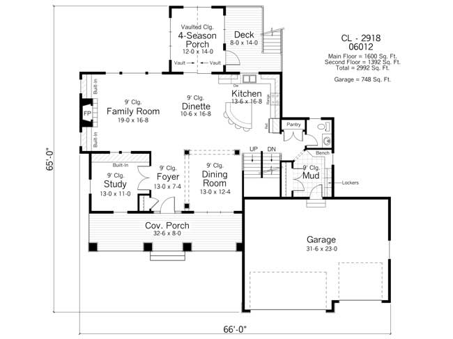 Floor Plan First Story